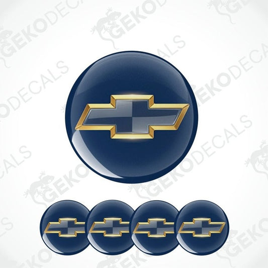 Chevrolet logo decal set on a white background with 'Geckodecals' watermark.