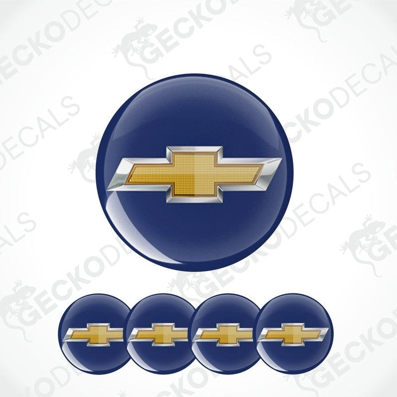 Chevrolet logo decal set on a white background with 'Gecko Decals' watermark.