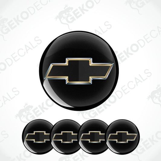 Chevrolet logo decal set on a white background with 'Gekodecals' branding.