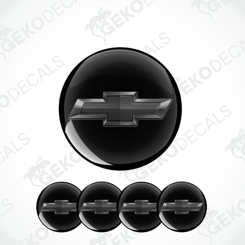 Chevrolet logo decal set on a white background with 'Gekodecals' branding.