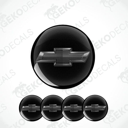 Chevrolet logo decal set on a white background with 'Gekodecals' branding.