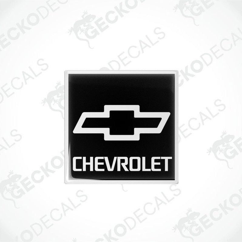 Black and white vinyl decals with the Chevrolet logo.