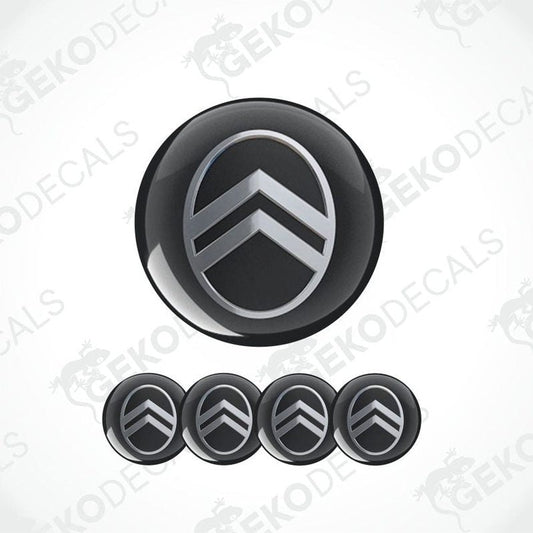Citroén logo decal set on a white background