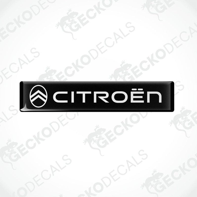 Black vinyl decals with the white CITROEN logo