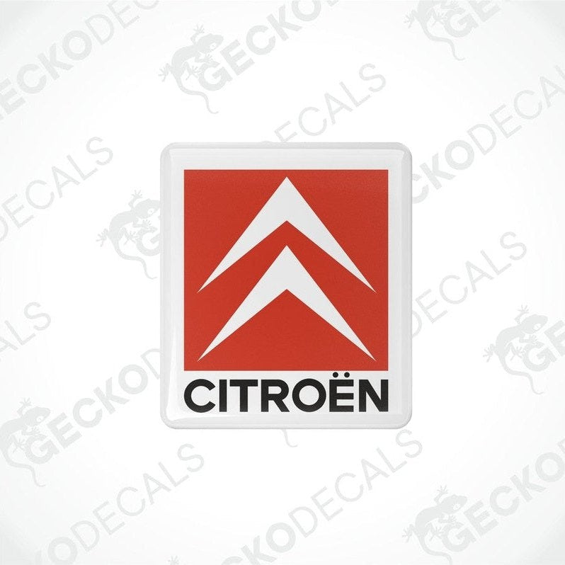 Red and white vinyl decals with the CITROEN logo.