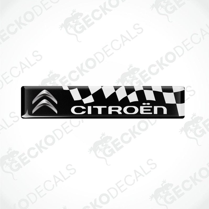 Black, white, and red vinyl stickers with the CITROEN brand logo.
