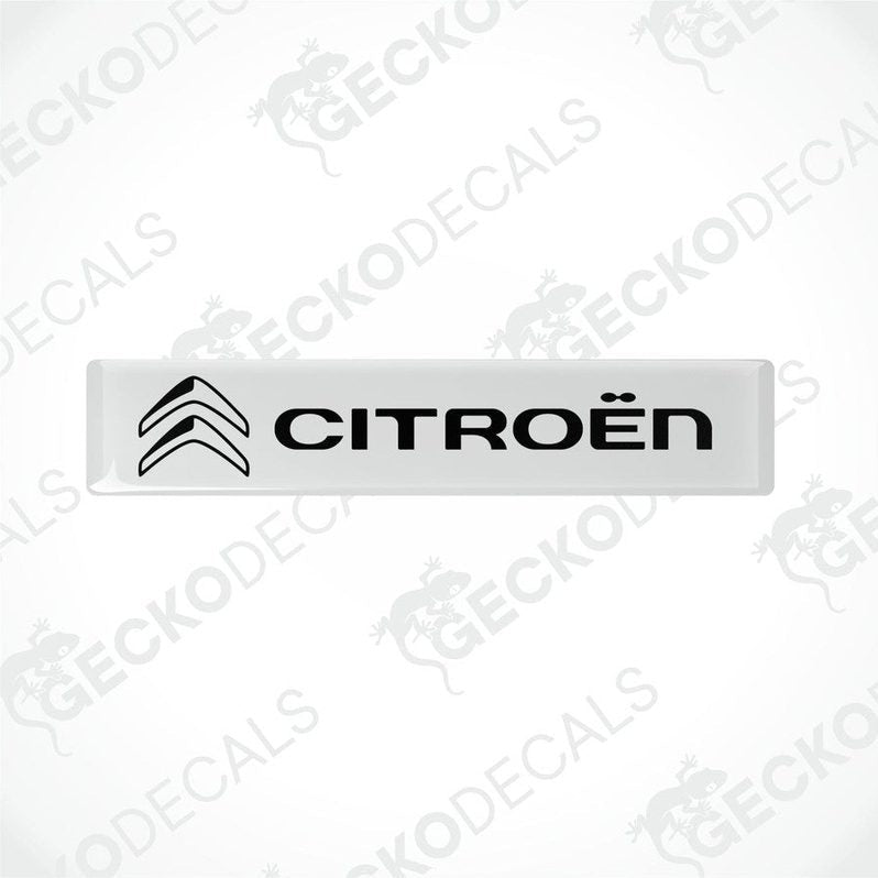 White vinyl decals with the black CITROEN logo