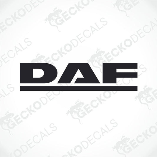A black and white logo of DAF Eindhoven, featuring a circular design with text and a graphical element.
