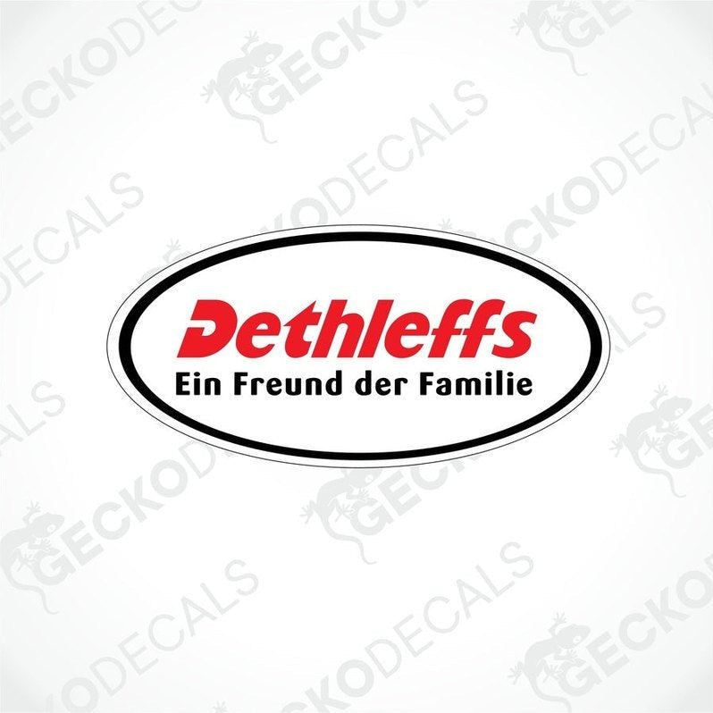 Dethleffs Ein Freund der Familie caravan decal sticker