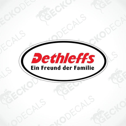 Dethleffs Ein Freund der Familie caravan decal sticker