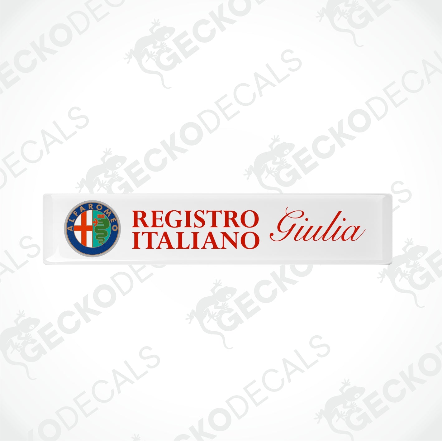 ALFA ROMEO REGISTRO ITALIANO GIULIA