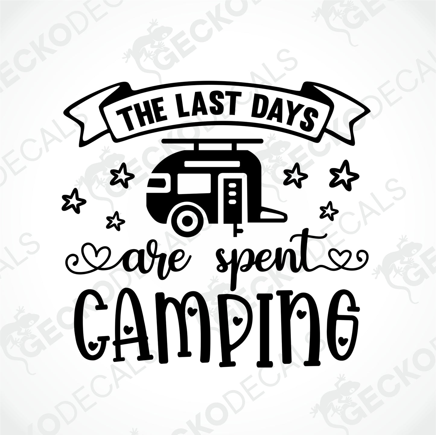 DE SISTA DAGARNA TILLBRINGAS PÅ CAMPING