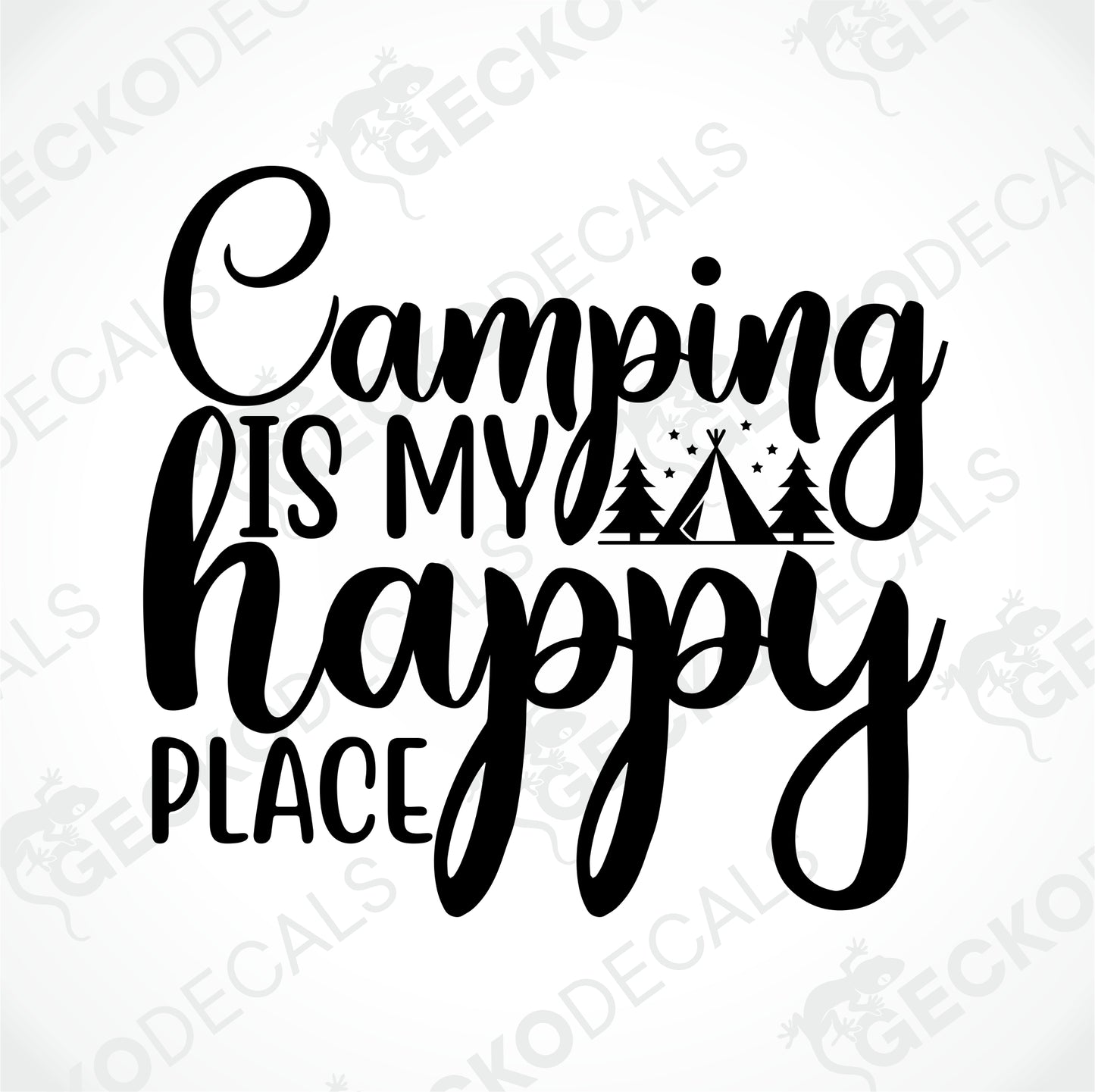 CAMPING ÄR MIN LYCKLIGA PLATS