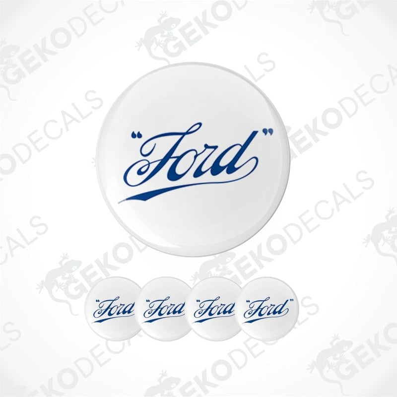 Ford logo decal on a white background