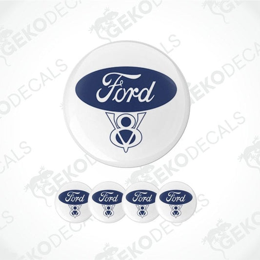 Ford logo decal on a white background