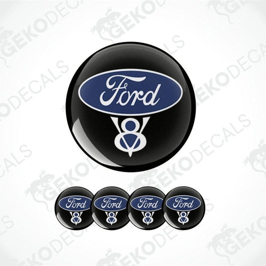 Ford logo decal on a white background with 'Gecko Decals' branding.