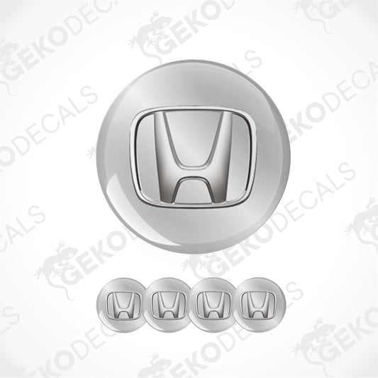 Honda logo decal on a white background with 'Geckodecals' branding.