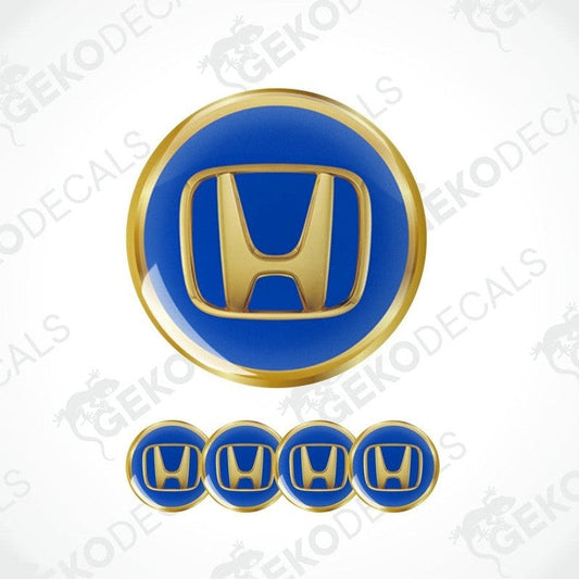 Honda logo and text on a white background with 'Geckodecals' watermark.