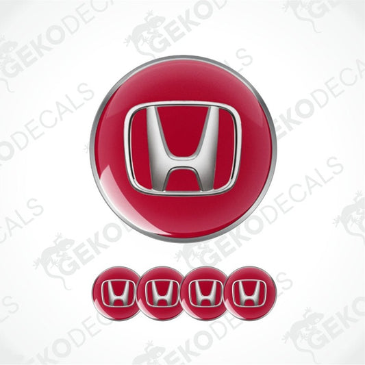 Red Honda logo with multiple instances on a white background