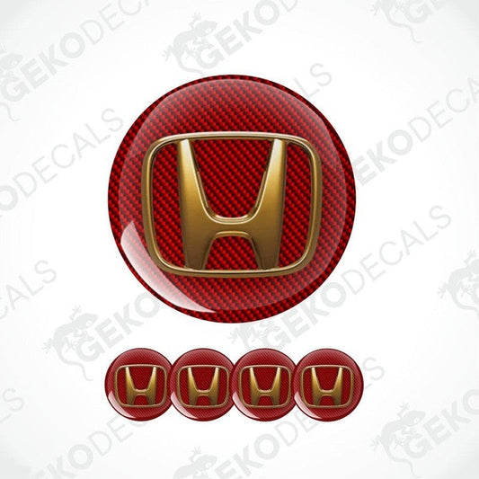 Honda logo and text on a white background with 'Geckodecals' watermark.
