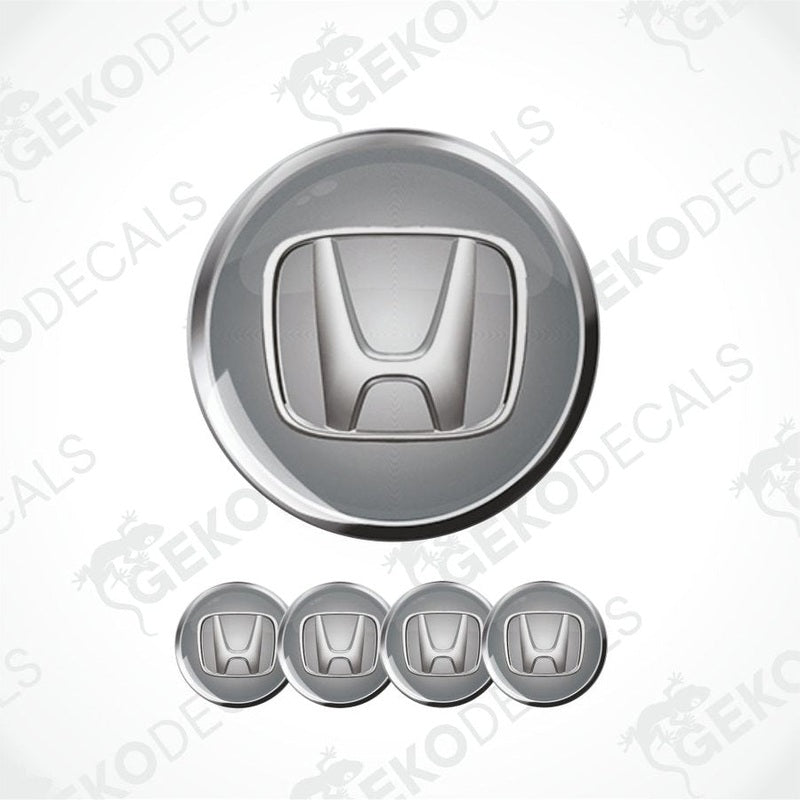Honda logo decal set on a white background with 'Geckodecals' branding.