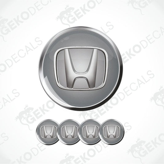 Honda logo decal set on a white background with 'Geckodecals' branding.