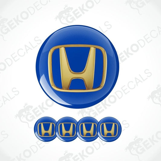 Honda logo and text on a white background with 'Geckodecals' watermark.