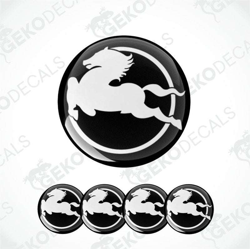 A set of black vinyl decals with the IVECO logo displayed in white.