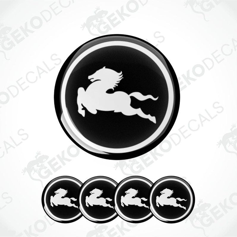 A set of black vinyl decals with the IVECO logo displayed in white.