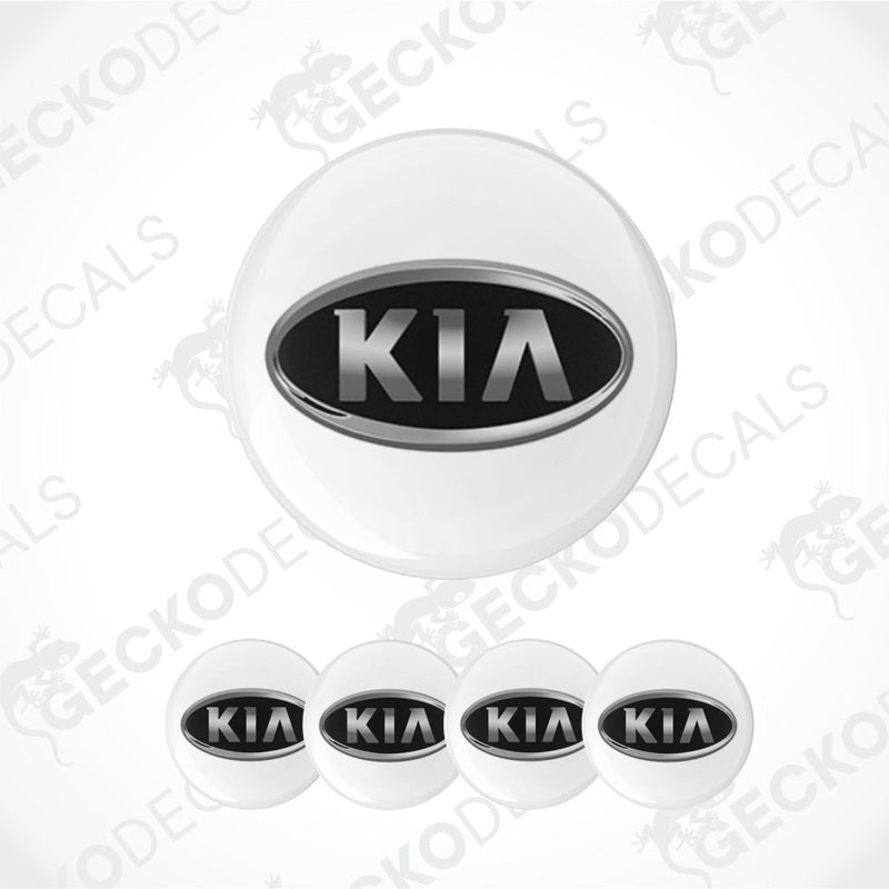 Kia logo on a white background with multiple instances of the logo.