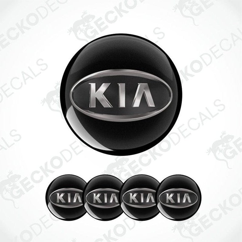 Kia logo and brand name on a white background
