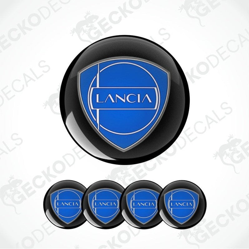 Lancia logo decal set on a white background