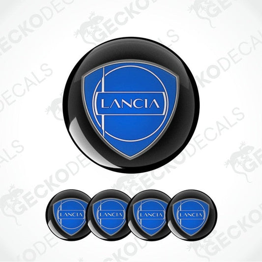 Lancia logo decal set on a white background