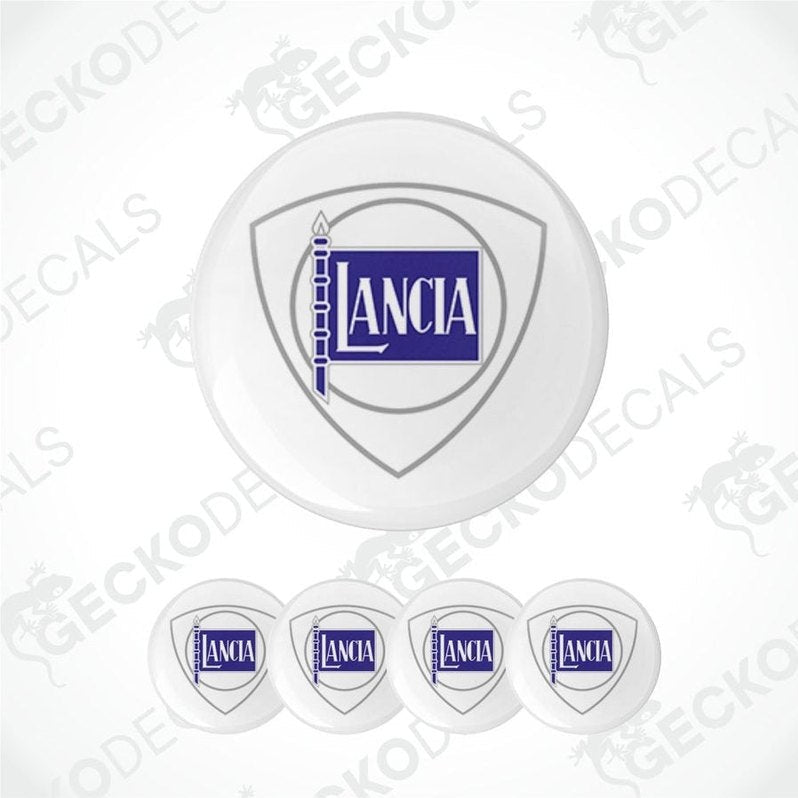 Lancia logo on a white background with multiple instances of the logo.