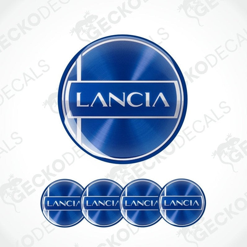 Lancia logo and branding on a white background with 'Gecko Decals' watermark.