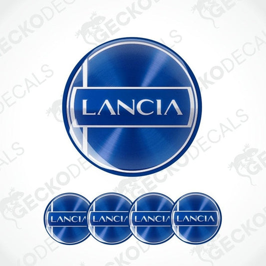 Lancia logo and branding on a white background with 'Gecko Decals' watermark.