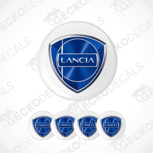 Lancia logo decal set on a white background