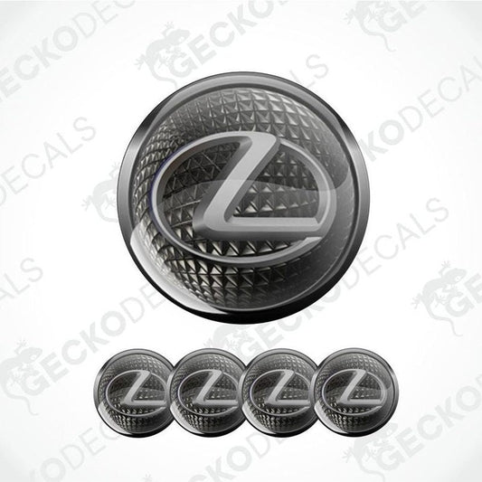 Lexus logo and car emblem set on a white background with 'Gecko Decals' branding.