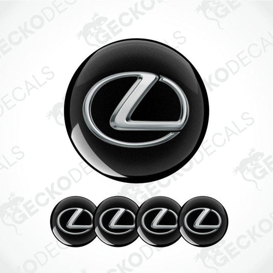 Lexus logo and emblem set on a white background with 'Gecko Decals' branding.