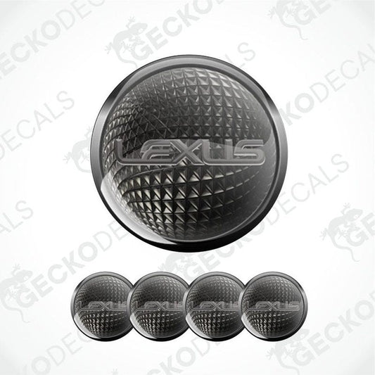 Lexus logo with textured design on a white background