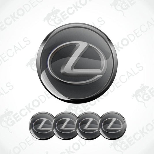 Lexus logo and emblem set on a white background with 'Gecko Decals' branding.