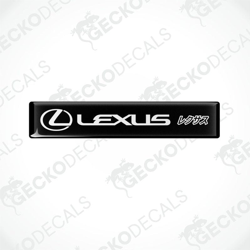 Black vinyl decals with the LEXUS logo in white.