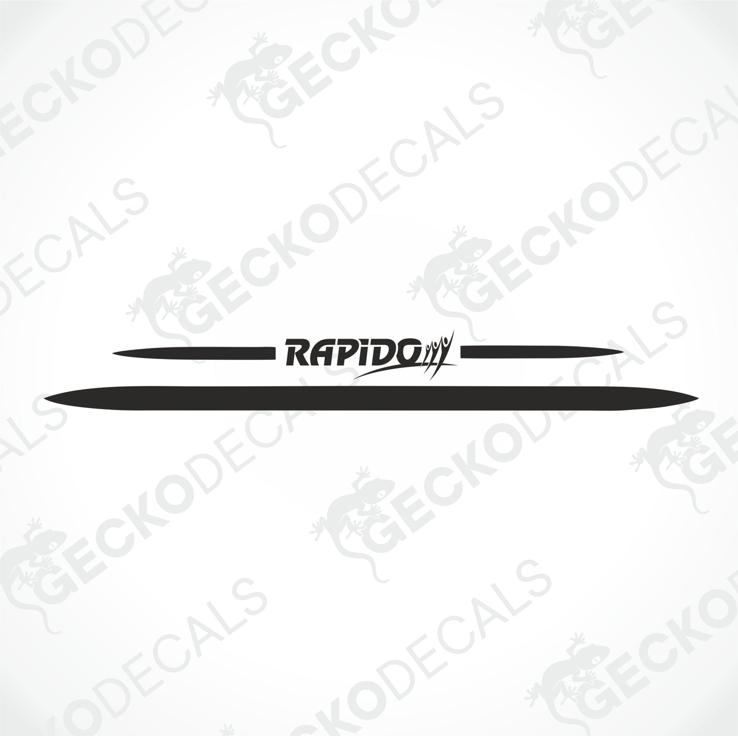 RAPIDO REAR DECAL