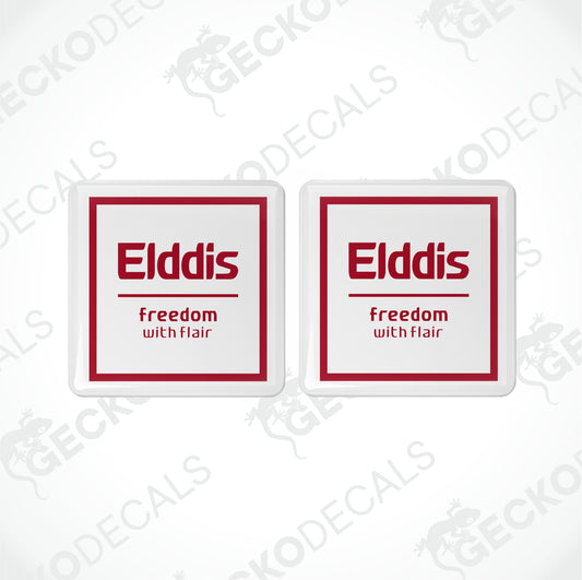 ELDDIS FREEDOM WITH FLAIR EPOXY DECALS