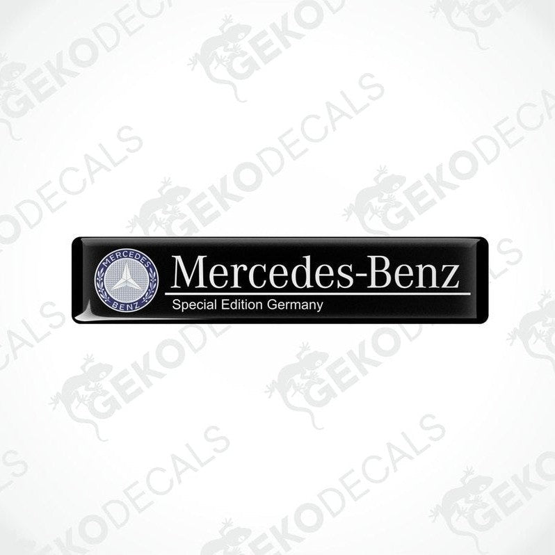  Black vinyl stickers with the Mercedes-Benz logo and text 'SPECIAL EDITION GERMANY'.