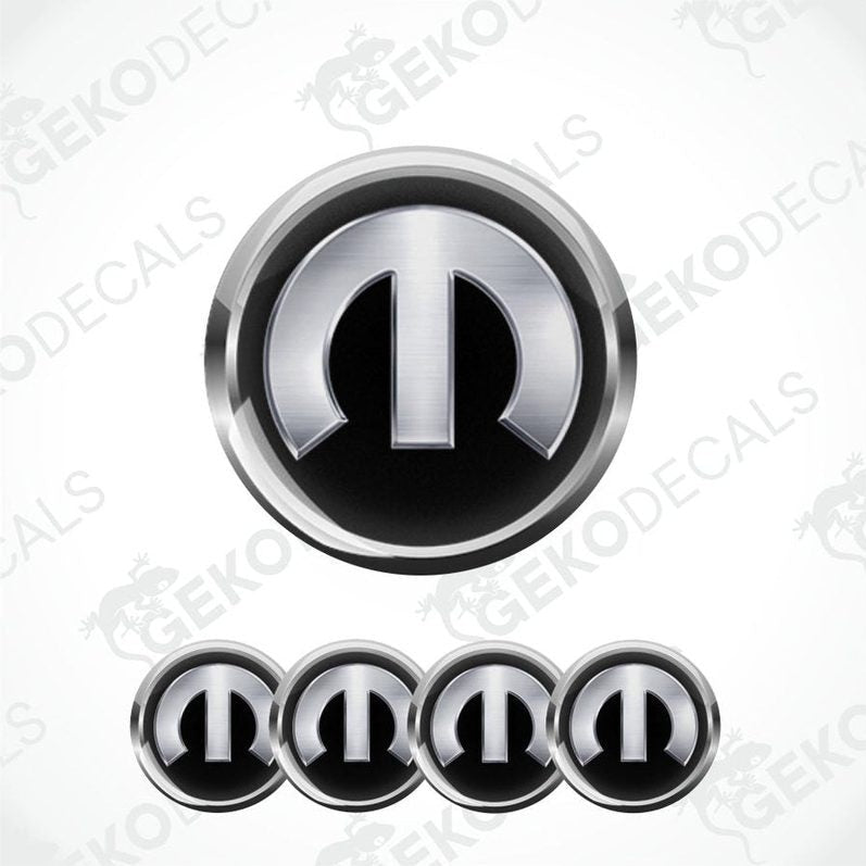 Mopar logo and branding on a white background with 'Geckodecals' watermark.
