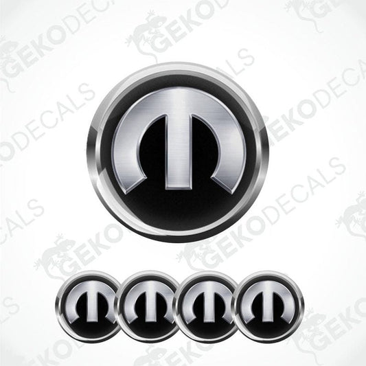Mopar logo and branding on a white background with 'Geckodecals' watermark.