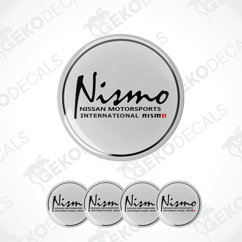 Domed epoxy resin Nismo Nissan Motorsports International car sticker
