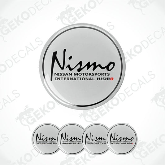 Domed epoxy resin Nismo Nissan Motorsports International car sticker