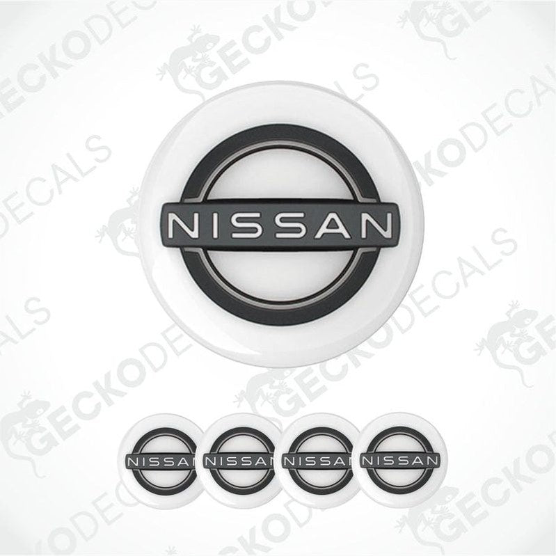 Nissan logo and text on a white background with 'Gecko Decals' branding.